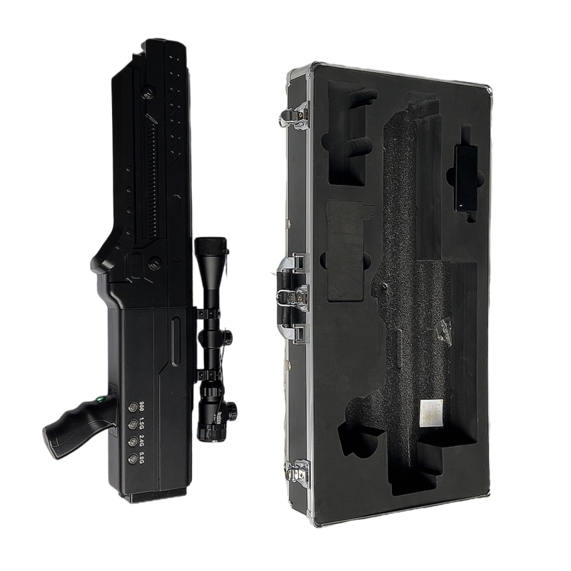  海珠手持便携式枪型低空防御反制四通道A型