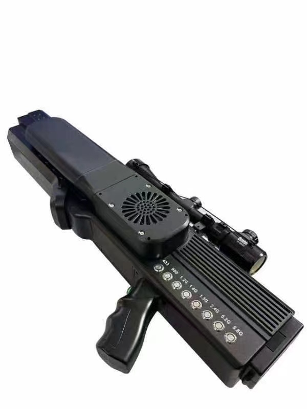  海珠手持便携式枪型低空防御反制八通道